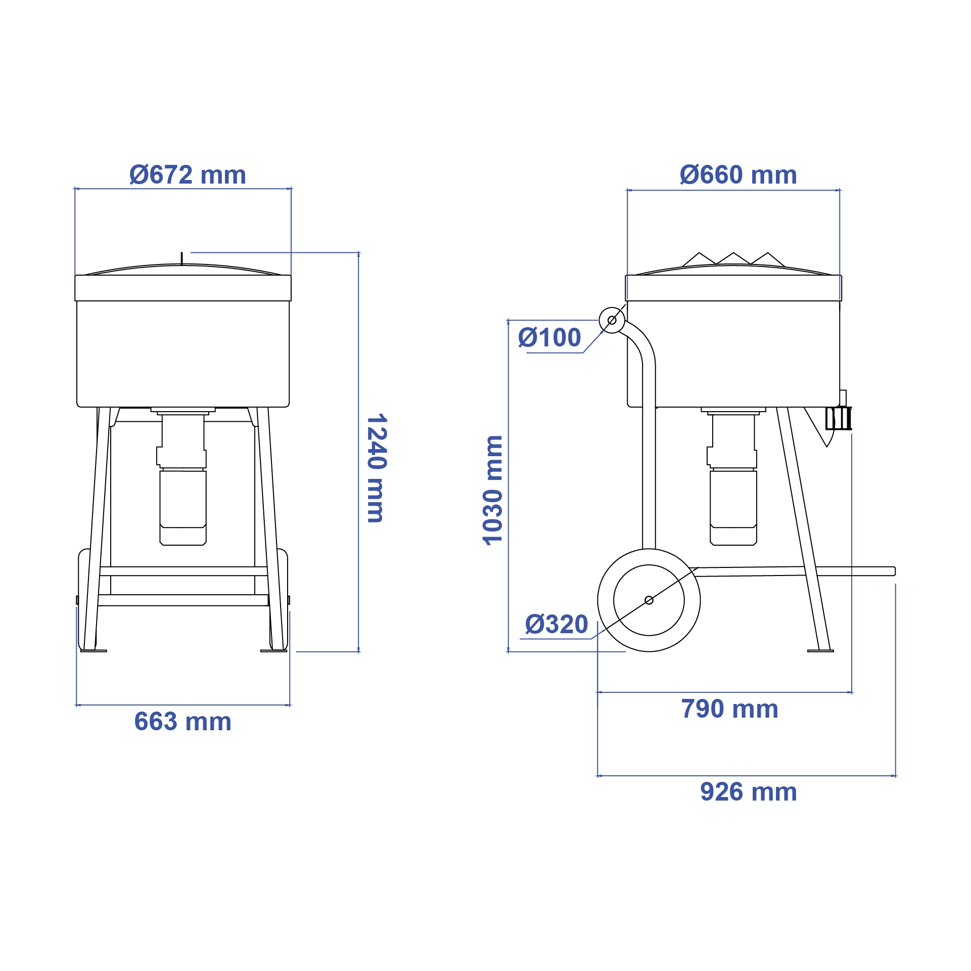 Aardwolf MML111 Mortar Mixer for construction, workshop and installation applications
