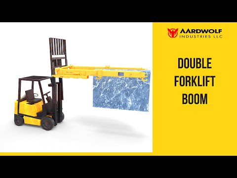 Double Forklift Boom product demonstration video thumbnail - Watch tutorial on YouTube