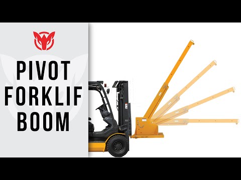 Forklift Boom - Pivot product demonstration video thumbnail - Watch tutorial on YouTube