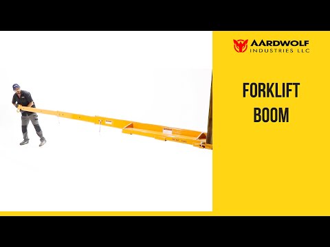 Forklift Boom Low Profile  product demonstration video thumbnail - Watch tutorial on YouTube