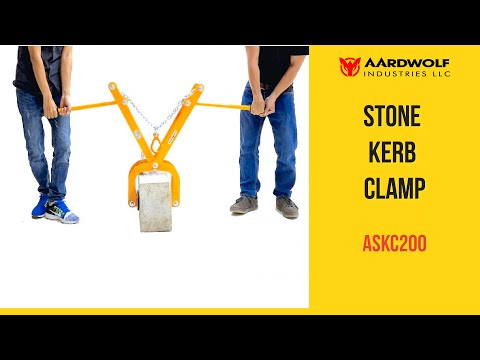 Stone Kerb Clamp product demonstration video thumbnail - Watch tutorial on YouTube