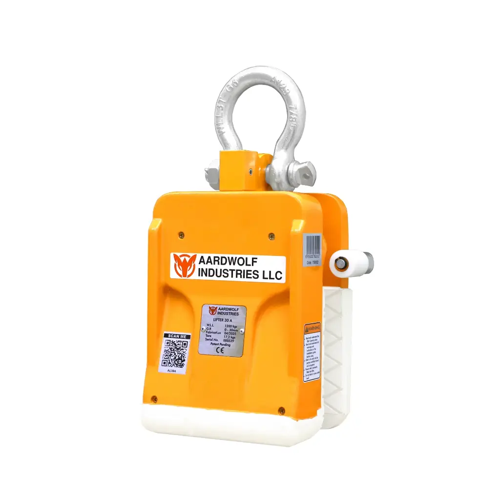 Left side of Aardwolf AL30A Automatic Stone Slab Lifter
