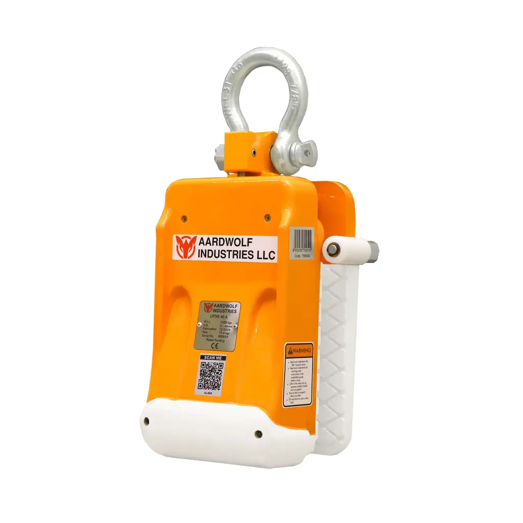 Left side of Aardwolf AL40A Automatic Stone Slab Lifter