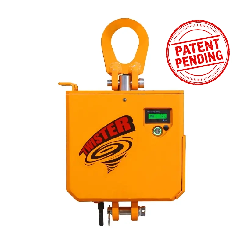 Front view of Aardwolf Twister MSS03 slab rotator