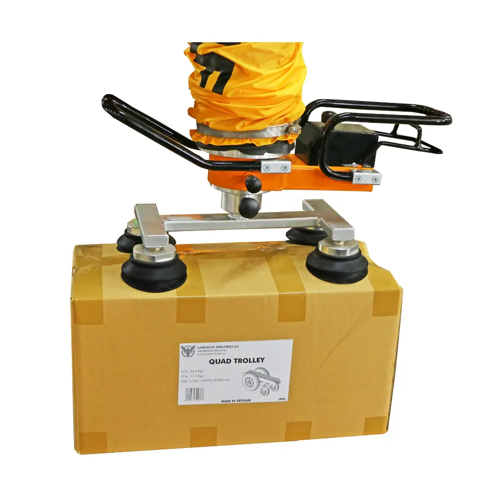 Aardwolf AVTL2 vacuum lifting head with multiple suction cups for carton handling
