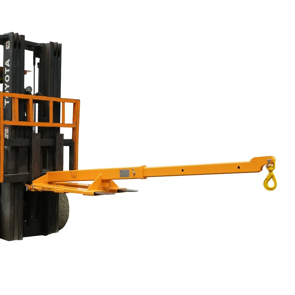 Aardwolf FB1-2720 Forklift Boom mounted on a forklift