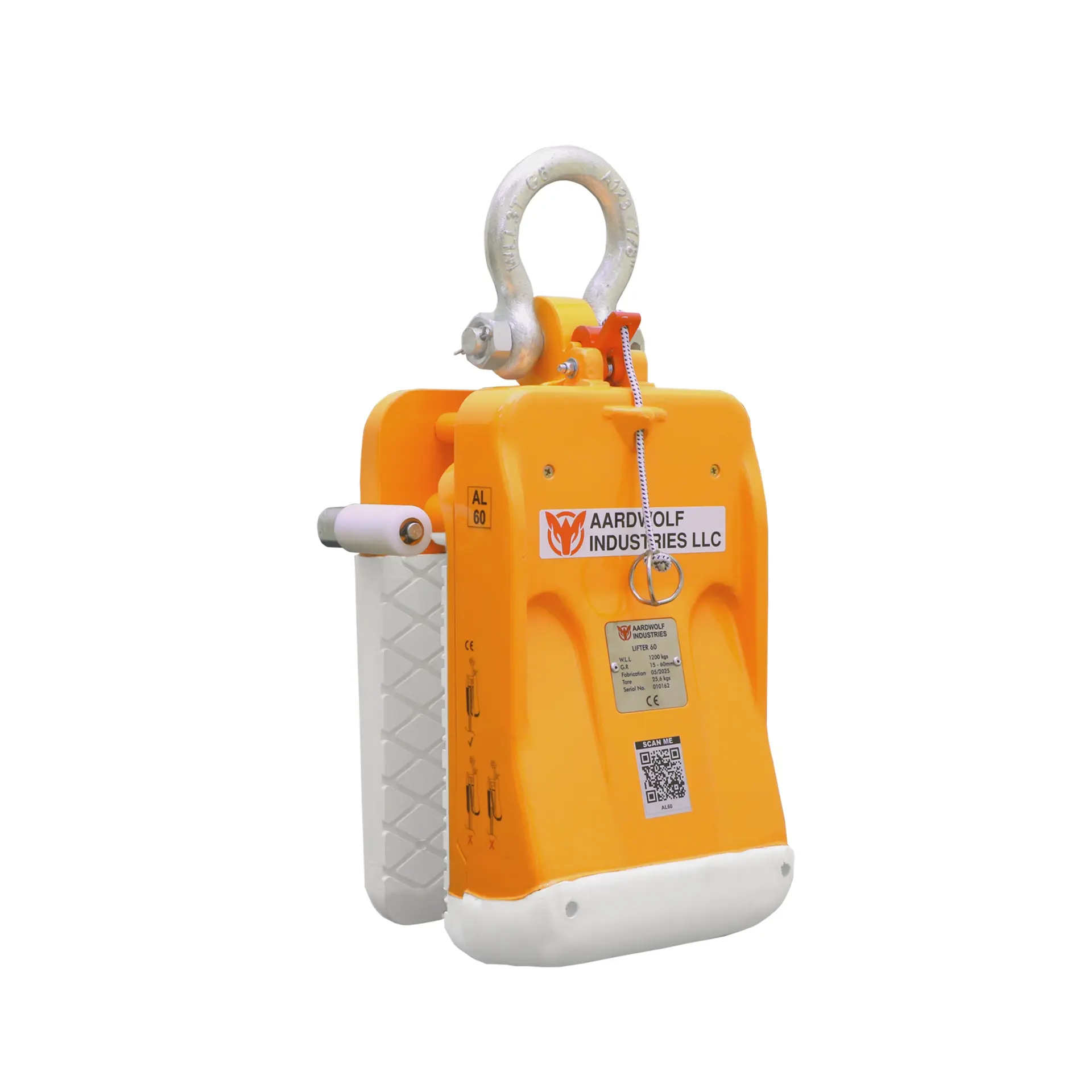 Aardwolf AL60 manual stone slab lifter for thick granite, marble and engineered stone slabs