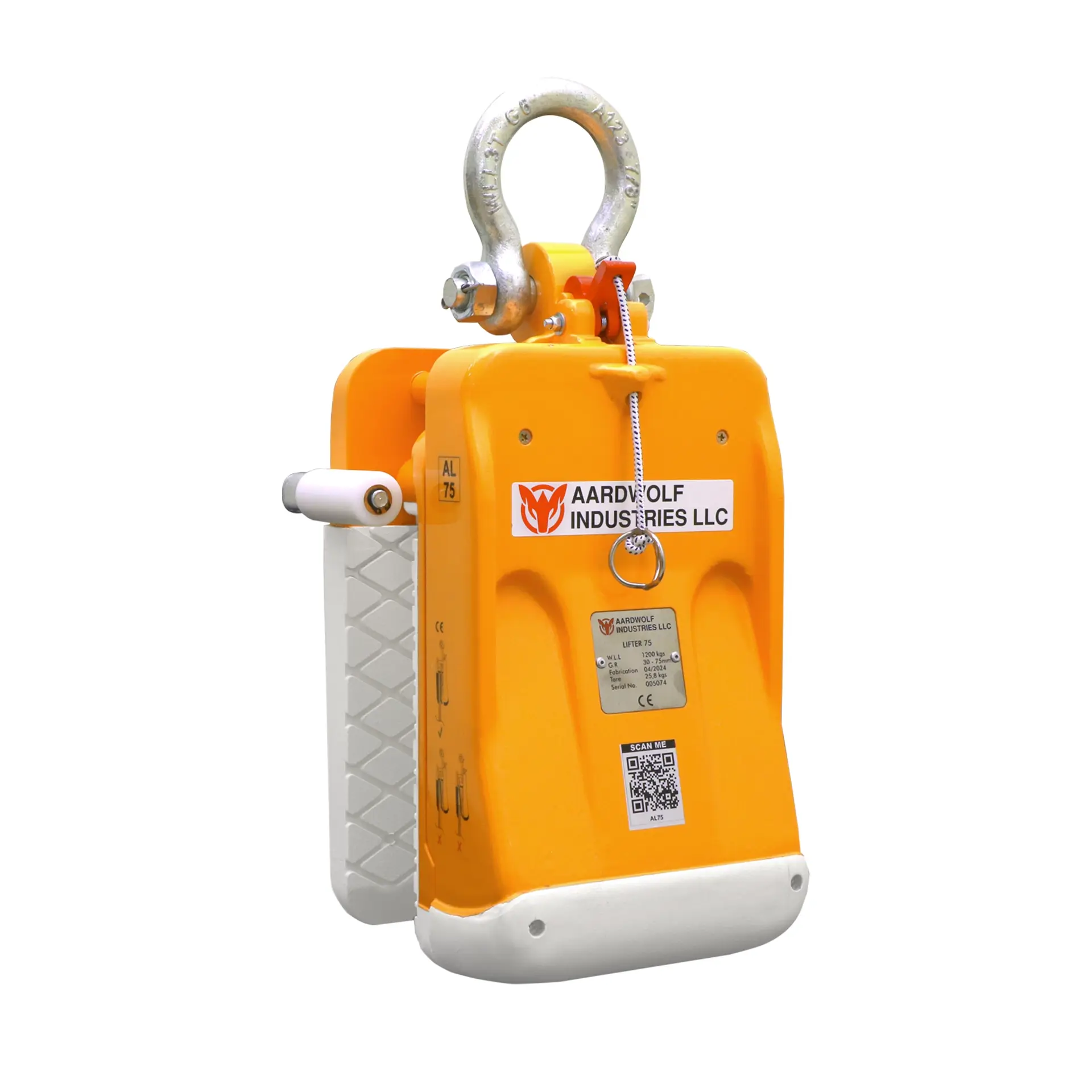 Aardwolf AL75 manual stone slab lifter for extra-thick granite, marble and engineered stone slabs