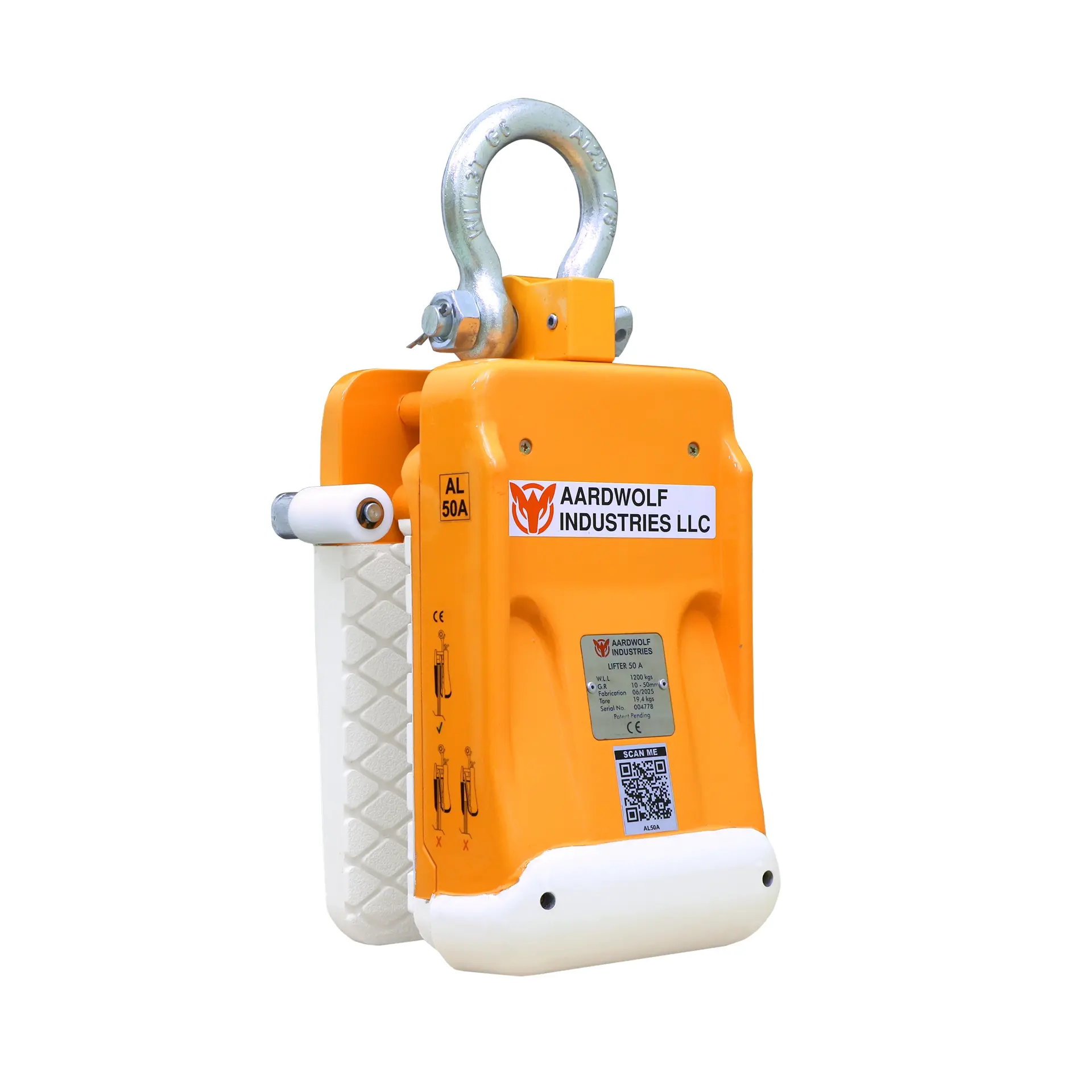 Aardwolf AL50A Automatic Stone Slab Lifter for 10–50 mm Granite and Marble Slabs