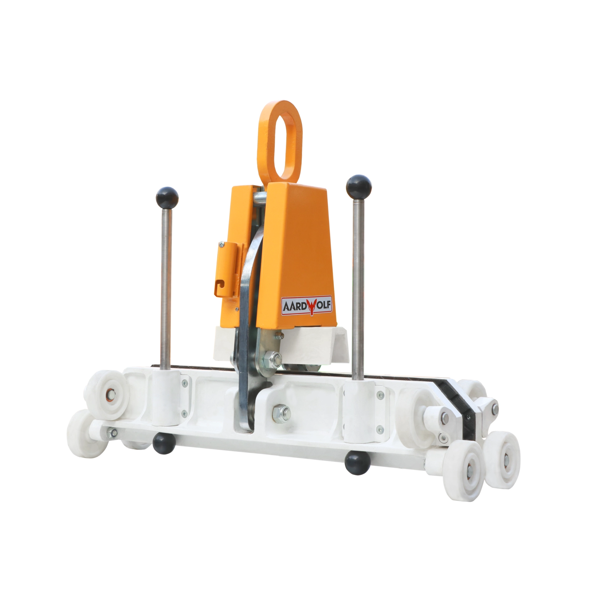 Aardwolf AGL22 mechanical glass lifter with automatic gripping and side support arms for flat glass sheets