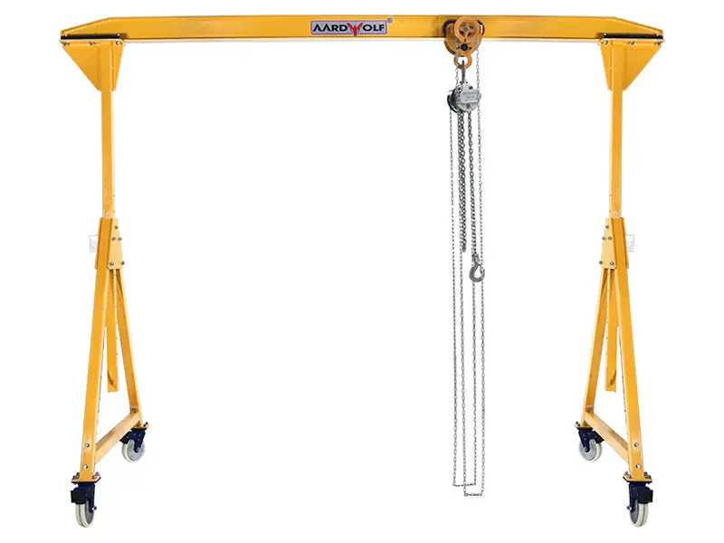 Aardwolf AGC1000 Portable Gantry Crane for mobile workshop lifting