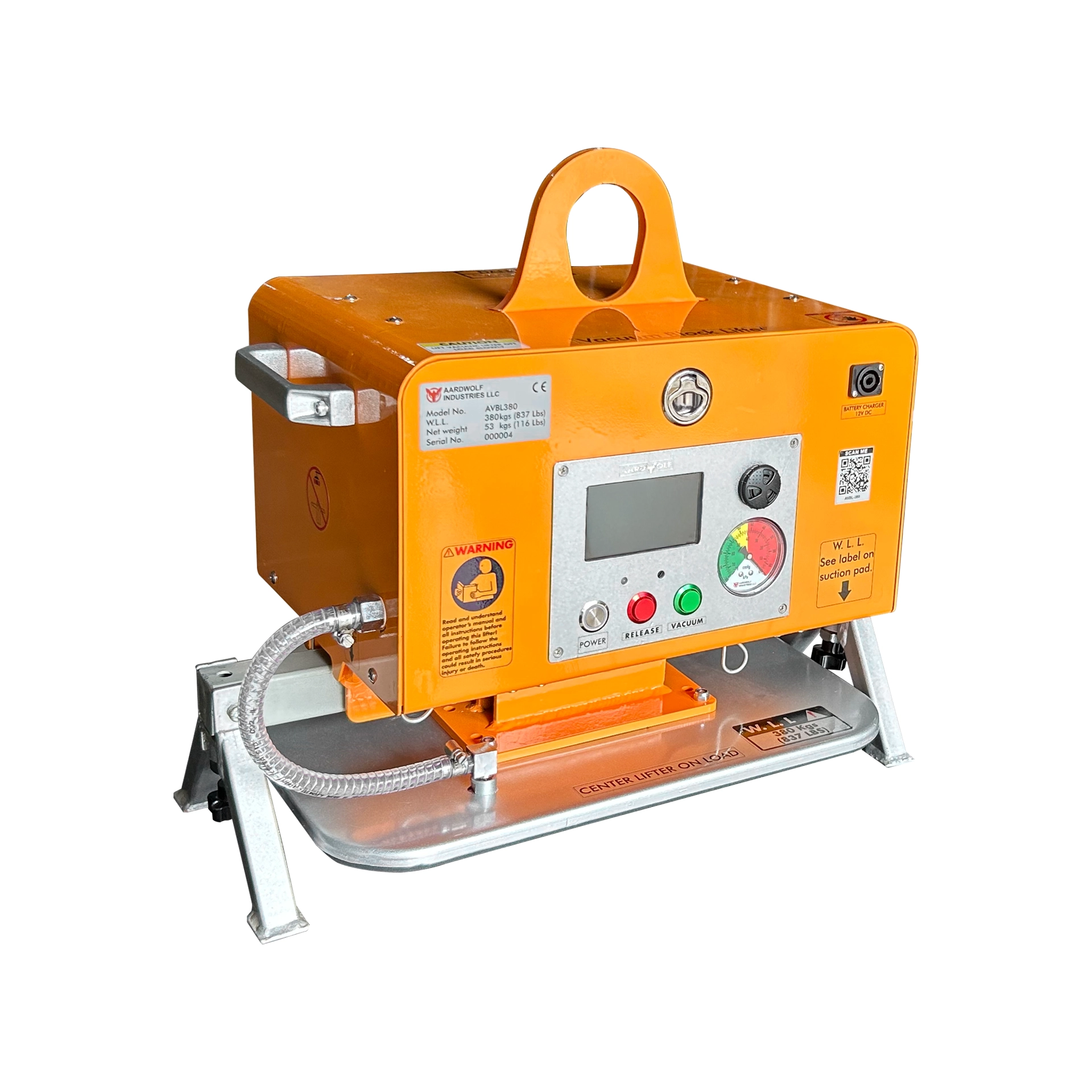Aardwolf Vacuum Block Lifter AVBL380