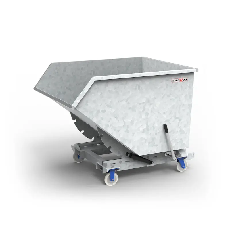 Aardwolf Waste Bin Galvanised (1000kg) WB620G