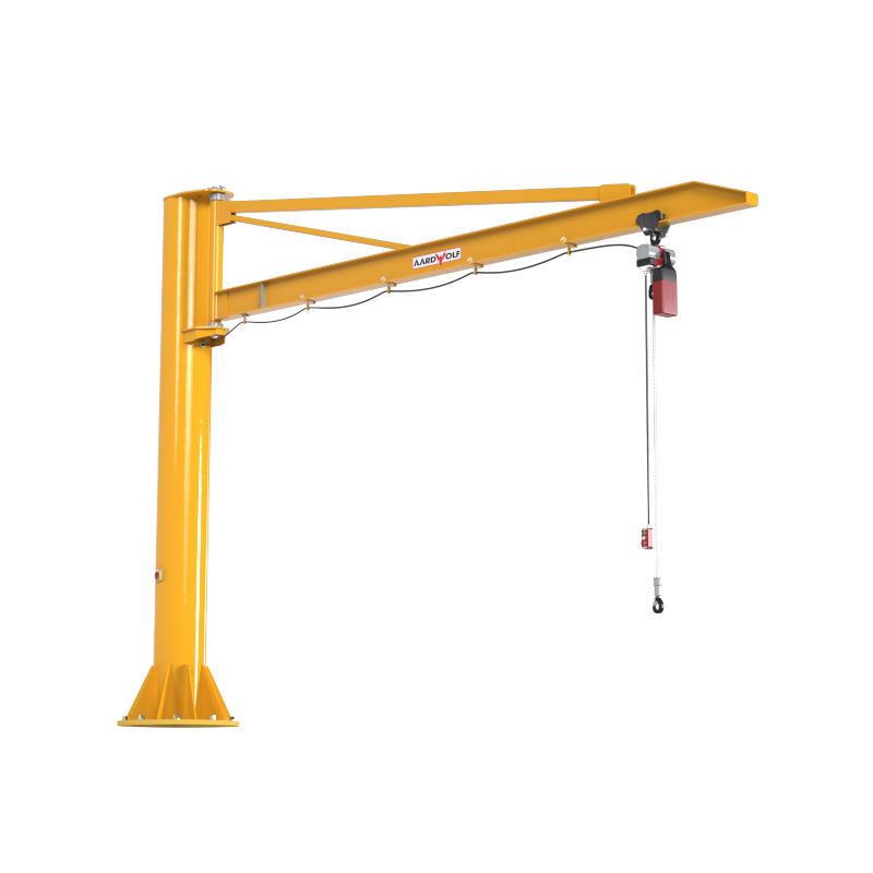 Over Braced Jib Crane - Column Mounted 